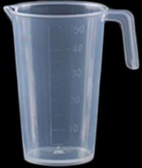 Nuttig Maatbeker Clear Plastic Bakken Keuken Koken Voor Meel Suiker Au 50ML met handvat