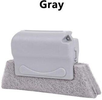 Nuttig Microfiber Venster Reinigingsborstel Airconditioner Duster Cleaner Met Wasbare Jaloezie Blade Schoonmaakdoekje grijs