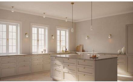 Nuura hanglamp Anoli Spot, Ø 10 cm, wit, metaal