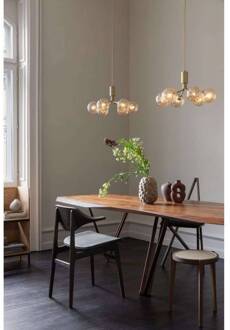Nuura hanglamp Apiales 6, Ø 50 cm, messingkleurig/goud messing, goud