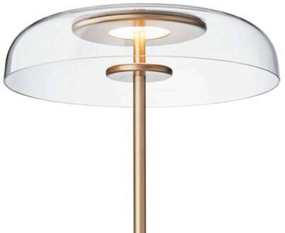 Nuura LED vloerlamp Blossi, hoogte 120 cm, goudkleurig/helder goud, helder