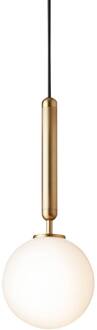 Nuura Miira 1 hanglamp 1-lamp messing/wit messing, wit