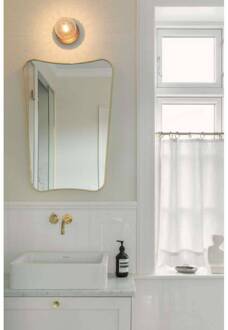 Nuura wandlamp Liila 1, Ø 14 cm, IP44, brons/helder brons, helder