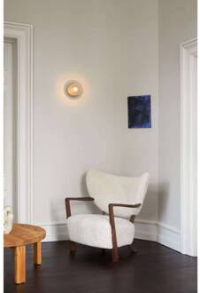 Nuura wandlamp Liila 1, Ø 16 cm, IP44, brons/helder brons, helder