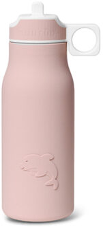 Nuuroo Lau siliconen drinkfles 400 ml Woodrose Roze/lichtroze - 380ml-750ml