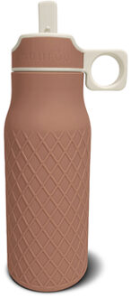 Nuuroo Lindi siliconen drinkfles 450 ml Chocolade Mout Bruin - 380ml-750ml