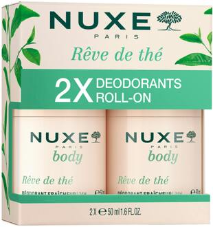 Nuxe Deodorant Nuxe Rêve De Thé Deo Roll On 50 ml + 50 ml