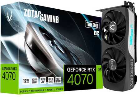 NVIDIA - Grafische kaart - GeForce RTX 4070 Twin Edge OC - 12GB