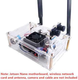 NVIDIA Jetson Nano B01 Developer kit Clear Acrylic Case for Jetson Nano with Cooling Fan & switch button