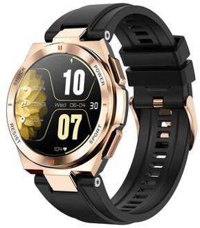 NX17 1.19-inch AMOLED Vrouwen Waterdicht Bluetooth Bellen Smart Watch Fitness Tracker Smart Armband - Zwart