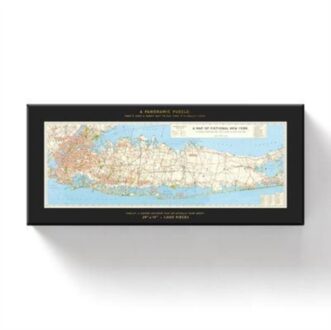 Nyc Map 1,000 Piece Panoramic Puzzle -  Brass Monkey (ISBN: 9780735373655)