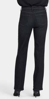 NYDJ Marilyn Rechtdoor Jeans | Franse Avondschemering Zwart - EU 40 / UK 12