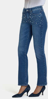 NYDJ Marilyn Rechtdoor Jeans | Lake Notre-Dame Blauw - EU 40 / UK 12