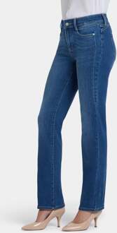 NYDJ Marilyn Rechtdoor Jeans | Opera Blauw Donkerblauw