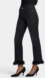 NYDJ Marilyn Rechte Enkelbroek | Franse Nachtval Zwart - EU 40 / UK 12