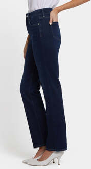 NYDJ Marilyn Rechte Jeans | Middernacht Bries Blauw - EU 36 / UK 8