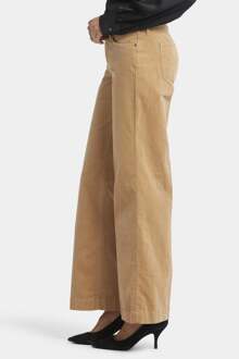 NYDJ Teresa Brede Pantalon van Corduroy | Zandduin - EU 34 / UK 6