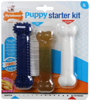Nylabone Puppy Starter Kit Dog Chew small Hund