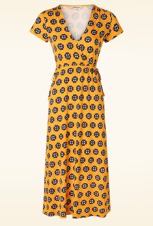 Nylah jurk in geel Geel/Multicolour