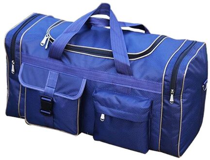 Nylon Bagage Gym Tassen Outdoor Tas Grote Reizen Tas Voor Vrouwen Mannen Reizen Duffle Sac De Sport Handtassen Gymtas Schouder XA20WD blauw