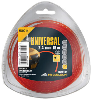 Nylon draad NLO014 2,4 mm x 15 meter