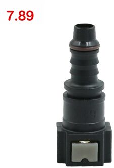 Nylon Fuel Line Rubber Slang Koppeling 7.89/9.89/11.8 Auto Brandstofslang Koppeling Quick Release Sluit Connector auto Accessoires zwart 7.89rechtdoor