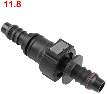 Nylon Fuel Line Rubber Slang Koppeling 7.89/9.89/11.8 Auto Brandstofslang Koppeling Quick Release sluit Connector TXTB1 zwart 11.8rechtdoor