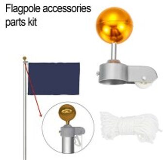 Nylon Gevlochten Rop Outdoor Vlaggenmast Accessoires 6Mm Diameter Gewicht 210G