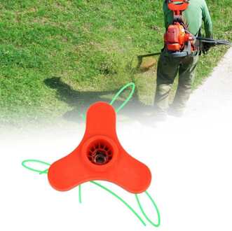 Nylon Grastrimmer Hoofd Vervanging Met 3 Lijnen Tuin Grasmaaier Deel Accessoire