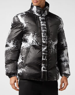 Nylon Jas Splash Extreme Zwart/wit