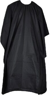 Nylon Kapper Cut Cape Antistatische Kappers Wrap Voor Haircutting Waterdichte Kapper Kapsel Gown Salon Waterdicht donker grijs