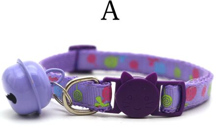 Nylon Kat Bel Kraag Kleurrijke Huisdier Kraag Kat Gezicht Veiligheid Gesp Halsbanden Puppy Hond Levert Kat Accessoires