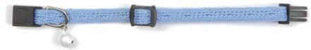 Nylon Kittenhalsband Blauw 16-23x8