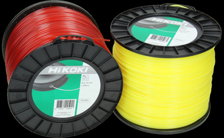 Nylon lijn | spiraalvormig | 3.3 mm | zwart | 231 meter - 781089