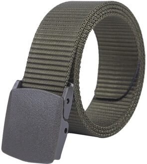 Nylon Mannen Riem Casual Paar Canvas Riem Mannen Outdoor Riem 5 Kleuren leger groen