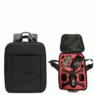 Nylon Opslag Draagtas Case Schouder Rugzak Voor Dji Fpv Combo Batterij Afstandsbediening Bril Drone Rood