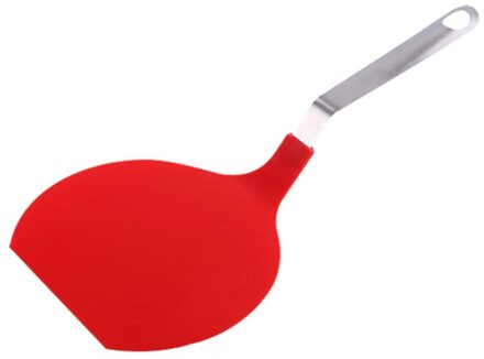 Nylon Rvs Pizza Spatel Met Handvat Cake Transfer Schop Keuken Kookgerei Gereinigd Rood