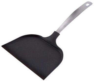 Nylon Rvs Pizza Spatel Met Handvat Cake Transfer Schop Keuken Kookgerei Gereinigd zwart