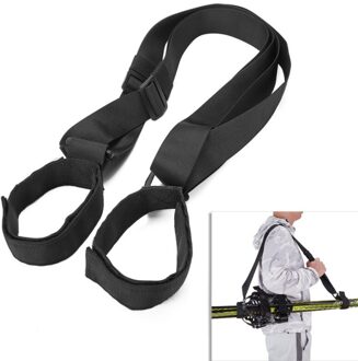 Nylon Skiën Zakken Verstelbare Pole Schouder Hand Carrier Lash Handvat Bandjes Porter Haak Lus Beschermen Voor Ski Snowboard