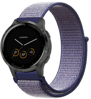 Nylon Smartwatch Bandje Voor De Garmin Vivoactive 4l - Blauw