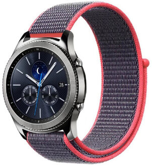 Nylon Smartwatch Bandje Voor De Samsung Gear S3 Classic - Grijs