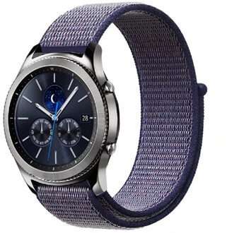 Nylon Smartwatch Bandje Voor De Samsung Gear S3 Classic - Paars