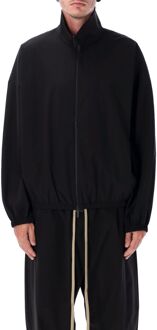 Nylon Trainingsjack - maat M Zwart