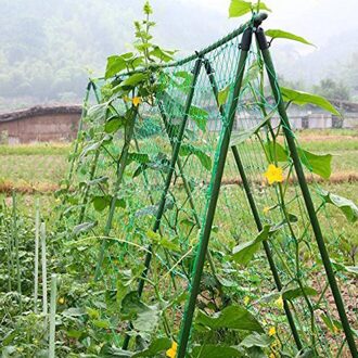 Nylon Trellis Netting Wijnstok Fruitsm Veggie Trellis Net Voor Klimmen Planten 180x270cm