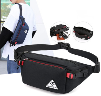 Nylon Waist Bag For Men Brand Design Waist Belt Bag Fanny Pack Male Top Quality Oxford Hip Bum Bags Casual Chest Bags Man Purse