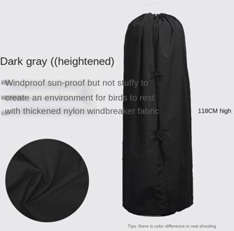 Nylon Winddicht Stofdicht Vogelkooi Cover Solid Ronde Myna Vogelkooi Cover Blackout Zonnebrandcrème Regendicht Doek Shading Cover ZA286 color5