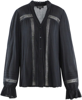 Nynke blouse Zwart - XXL