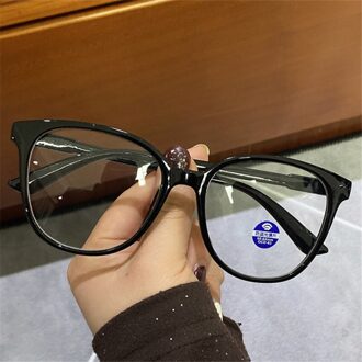 Nywooh Transparante Computer Brilmonturen Vrouwen Mannen Blauw Licht Blokkeren Brillen Zwart Bijziendheid Frame
