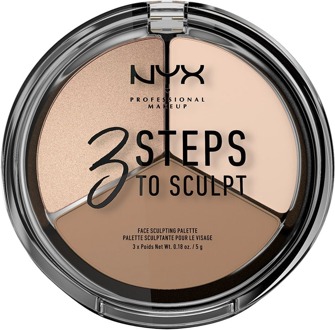 NYX 3 Steps To Sculpt Palette contourer - Fair 3STS01 - 000