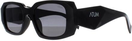 Nyx C1 glanzend zwarte rookgrijze zonnebril - One Size